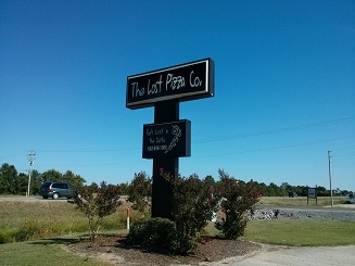 Lost Pizza Company sign