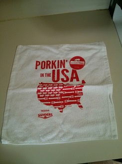 Porkin in the USA towel